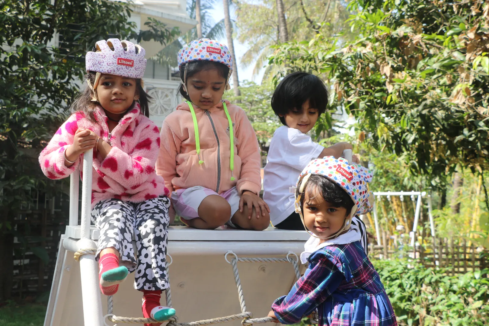 Children learning through play at Matern Roots Preschool in Kolhapur