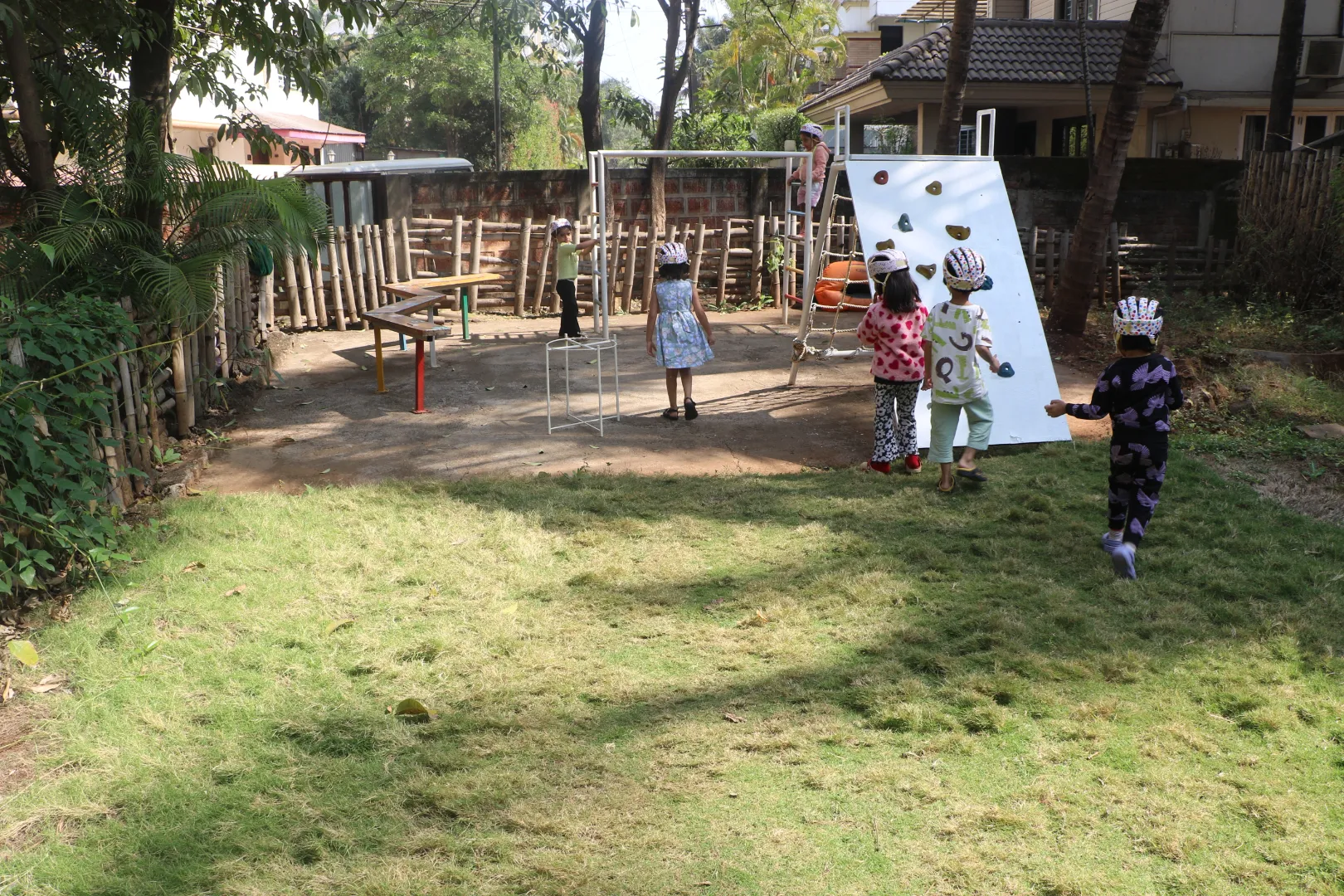 Children playing at Matern Roots Preschool