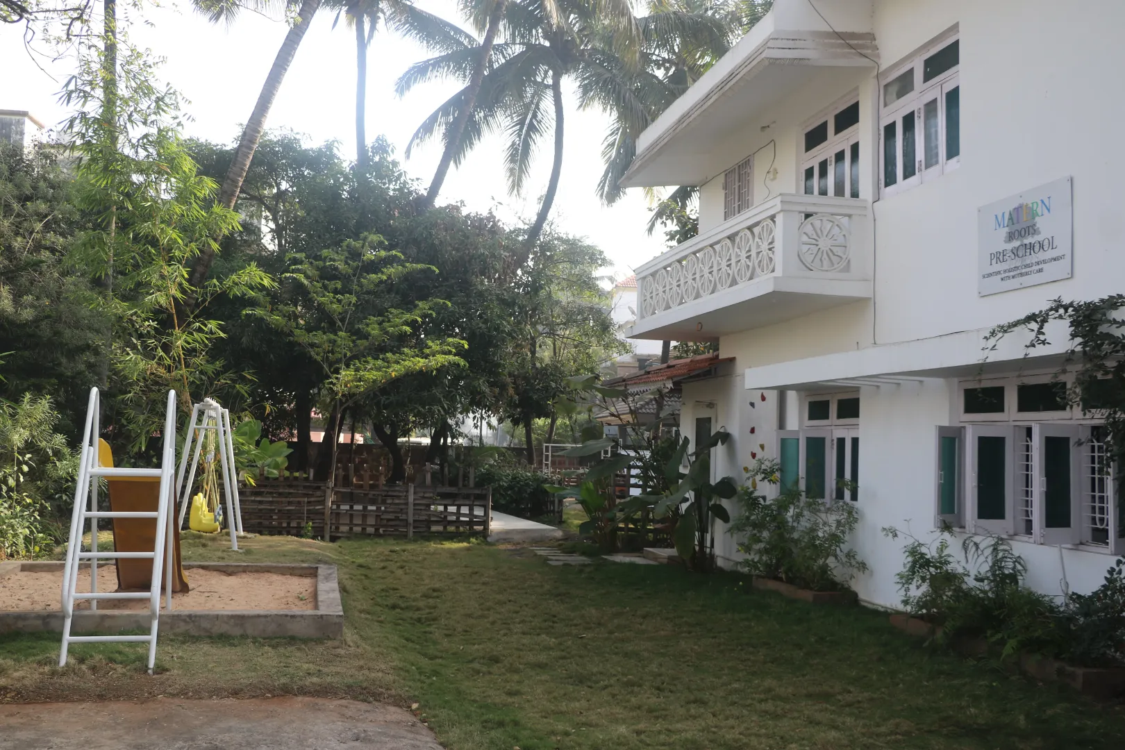 Outside view of Matern Roots Preschool in Kolhapur