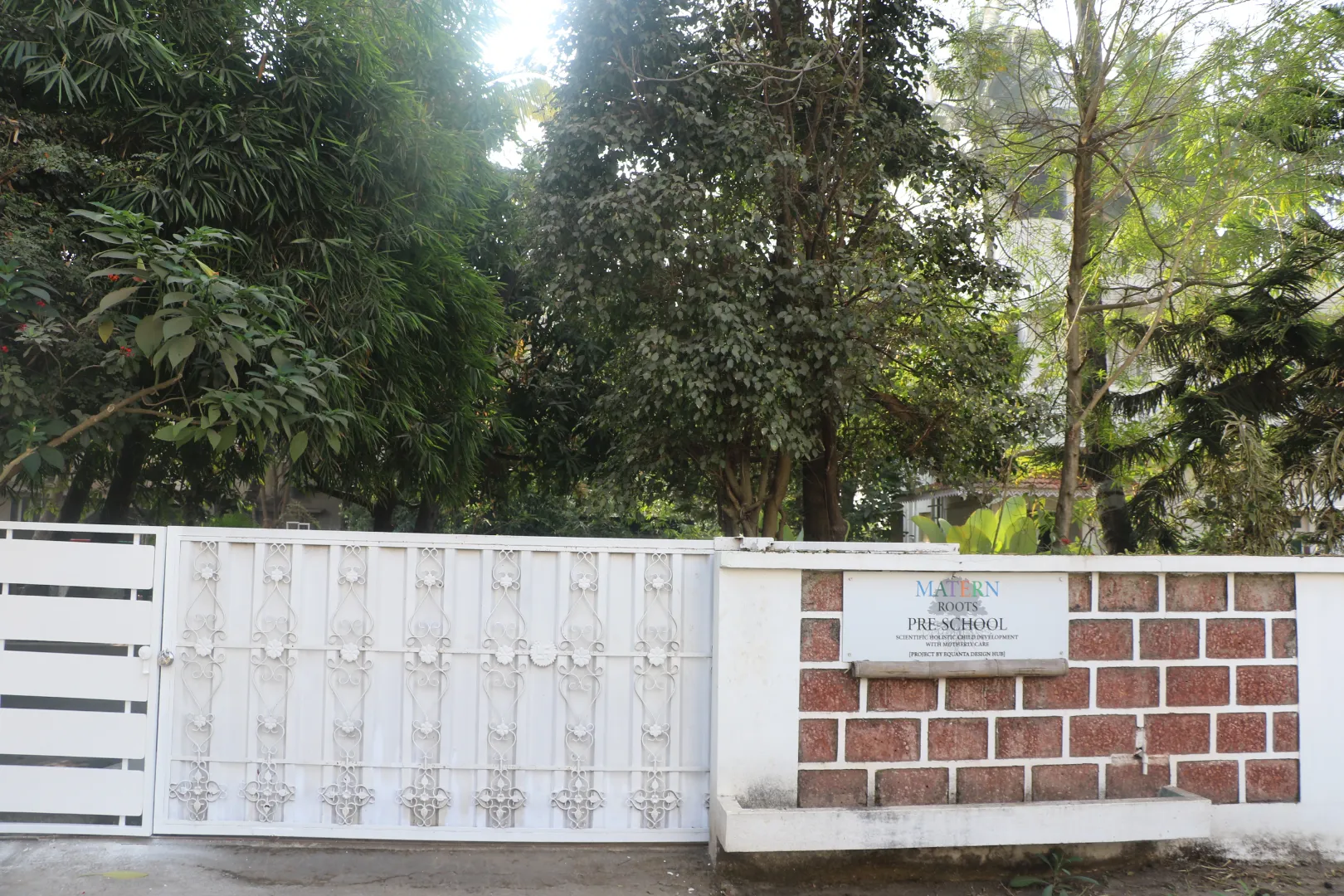 Outside view of Matern Roots Preschool in Kolhapur